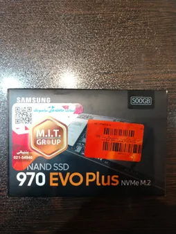 اس اس دی اینترنال سامسونگ مدل 970 EVO PLUS ظرفیت 500 گیگابایت