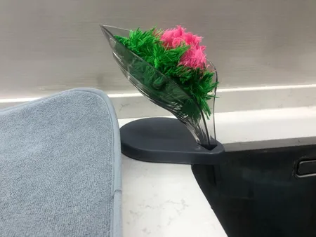 جا صابونی طرح گلبرگ مدل H109