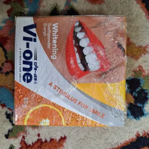 تجریه خرید پودر سفید کننده دندان وی وان مدل Orange وزن 50 گرم