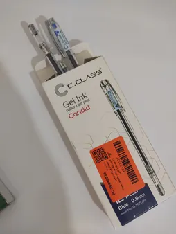 خودکار و روان نویس سی.کلاس مدل  candid بسته 12 عددی