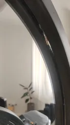 آینه مدل گرد فلزی طرح ظریف کد F-50