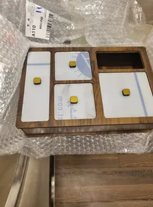 تجریه خرید جعبه رومیزی تی بگ و تنقلات و زیرلیوانی مدل DR_BEST