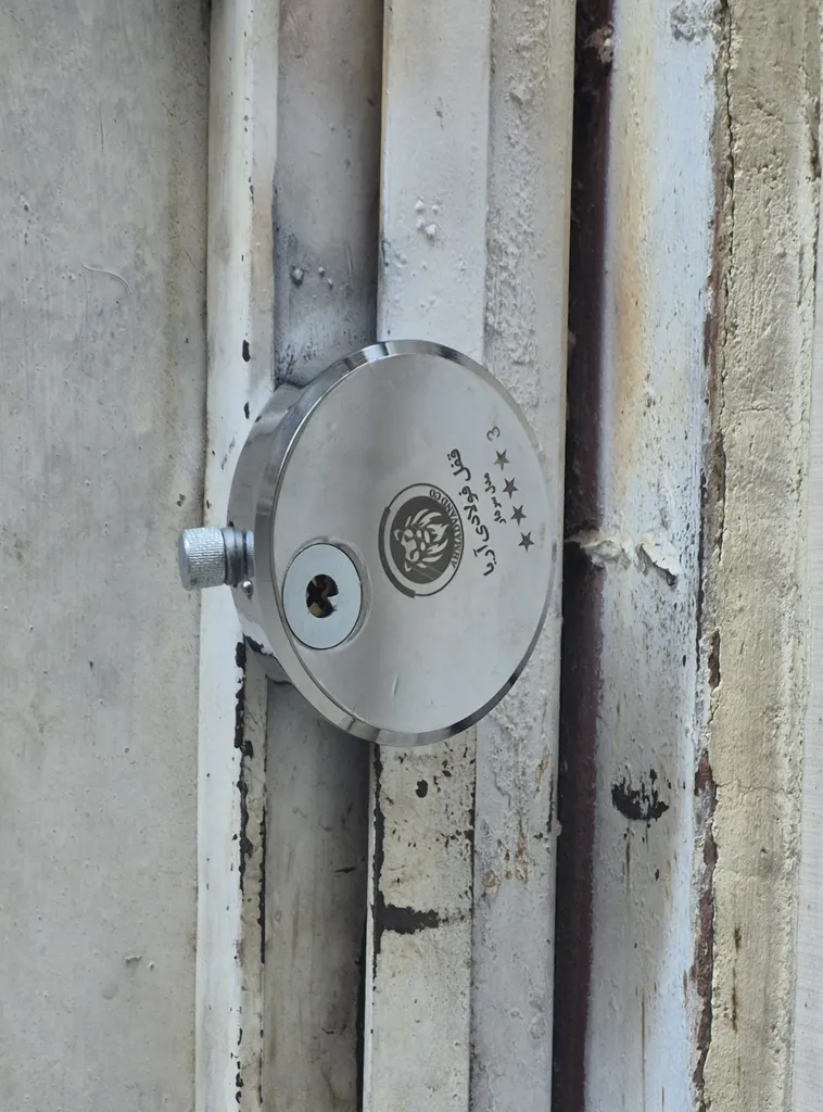 قفل فولادی آریا مدل SARDAAR سایز 80 میلیمتر