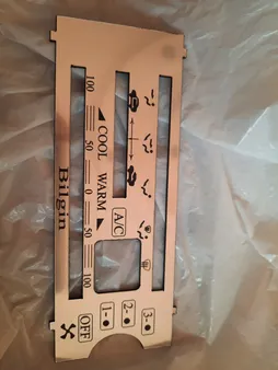 تریم پنل بخاری خودرو بیلگین مدل sab-2 مناسب برای پراید صبا