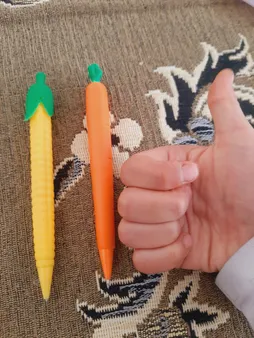 مداد نوکی 0.5 میلی متری طرح میوه ها کد 01 مجموعه 3 عددی