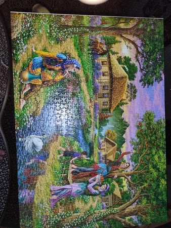 پازل 1000 تکه ایران طرح دهکده زیبا مدل AP-357