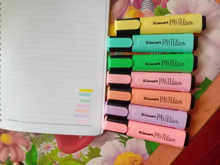 ماژیک علامت گذار لاکسر مدل پاستل سریز بسته 7 عددی