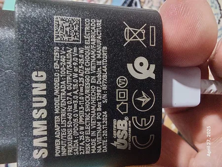 شارژر دیواری 25 وات سامسونگ مدل EP-T2510BEGWW