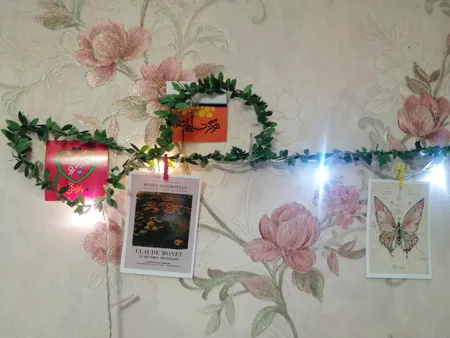 گل مصنوعی مدل ریسه برگ کد 398 طول 7/5 متر