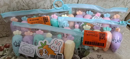 ماژیک علامت گذار طرح هویج مجموعه 6 عددی