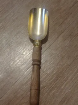 قاشق آجیل خوری مدل دسته چوبی