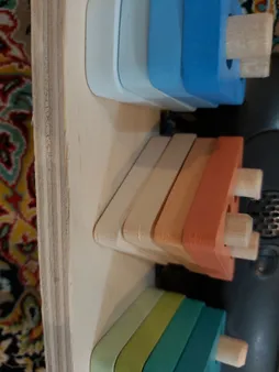 بازی آموزشی مونته سوری طرح پایه اشکال هندسی مدل ۰۰۲