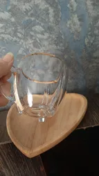 فنجان مدل Seltik لب طلایی بسته 6 عددی