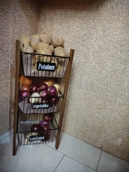 سبد سیب زمینی و پیاز مدل رویال ۳ طبقه