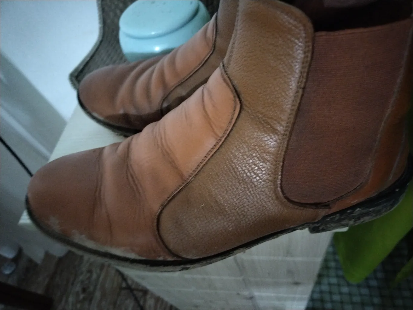 نیم بوت مردانه چرم یلسان مدل آرکا کد MC-562-asl