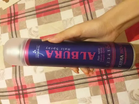 اسپری حالت دهنده مو آلبورا مدل Extra Hold حجم 250 میلی لیتر