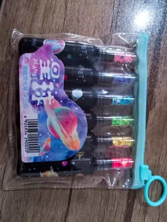 ماژیک علامت گذار طرح کهکشانی مجموعه 6 عددی