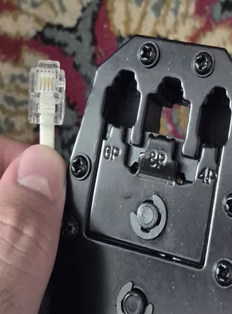 آچار سوکت زن شبکه مدل TP-TECH به همراه آچار استریپر