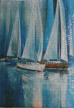 پازل 1000 تکه شادو مدل قایق ماهی گیری Sailing Boat