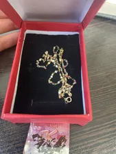 تجریه خرید زنجیر طلا 18 عیار زنانه مدل استار کد 40