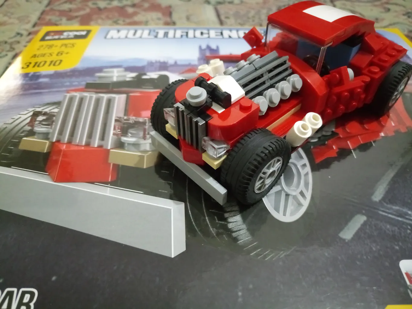 ساختنی دکول طرح ماشین 20 مدلی کد 31010