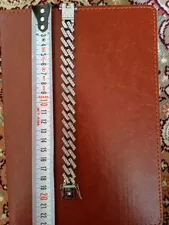 تجریه خرید دستبند مدل فول نگین کد Cuban 2024