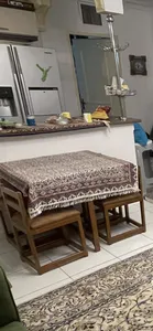 تجریه خرید میز و صندلی ناهارخوری 4 نفره مدل کمجا مربع V04