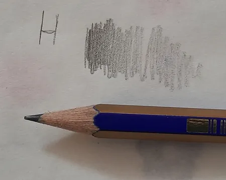 مداد طراحی فابر کاستل مدل گلد فابر H