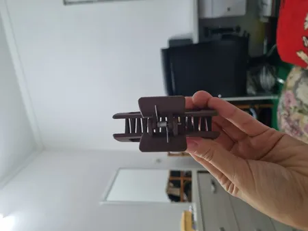 کلیپس مو زنانه مدل شمعی مات مستطیل