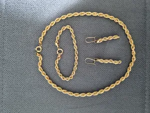 تجریه خرید دستبند طلا 18 عیار زنانه طلای مستجابی مدل طنابی کد 1