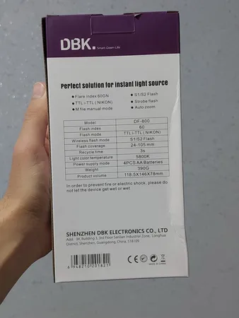 فلاش دوربین دی بی کی مدل DF-800N