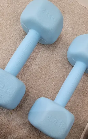 دمبل رادیس فیت مدل RPHF-2000P وزن 2 کیلوگرم بسته بندی دو عددی