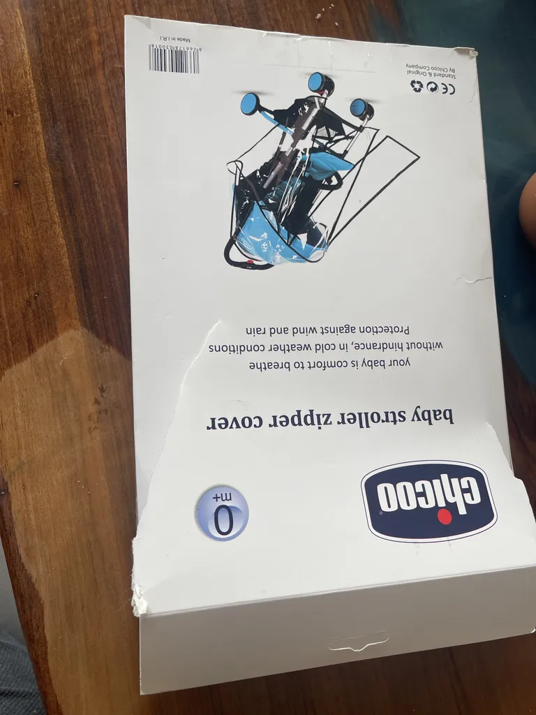 کاور باران کالسکه مدل زیپ دار کد 130