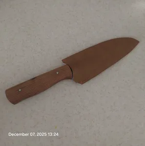 تجریه خرید چاقو آشپزخانه الماس زنجان مدل راسته کد rm01