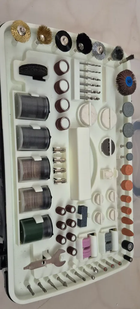 فرز مینیاتوری دیمردار 3.2 میلیمتری 220 وات ویوارکس مدل VR3218-MG مجموعه 218 عددی