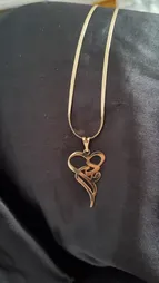 آویز گردنبند طلا 18 عیار زنانه کرابو طرح مادر مدل Kr3437