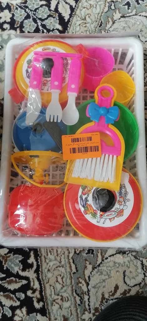 ست اسباب بازی آشپزخانه مدل گل خانوم کد 2