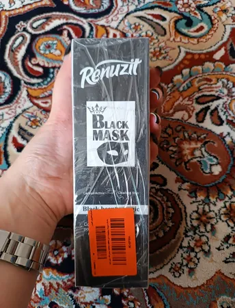 ماسک صورت رینوزیت مدل carbon active حجم 100 میلی لیتر