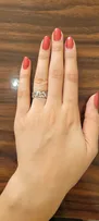 انگشتر نقره زنانه شهر جواهر مدل SJ-CR006