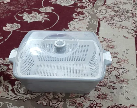 سبد نان و سبزی لیمون مدل یاس سایز متوسط