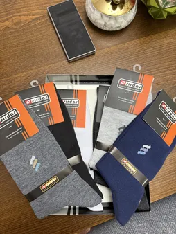 جوراب ساق بلند مردانه سیرداش مدل 185 بسته 6 عددی