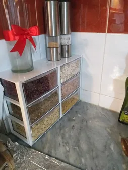 ست جای حبوبات 6 پارچه مدل ستاره