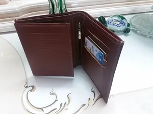 تجریه خرید کیف پول مردانه چرم بارز مدل DM14.1.nw