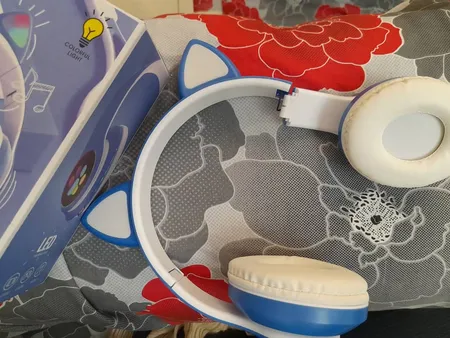 هدفون بلوتوثی طرح فانتزی گربه مدل Cat-STN-28