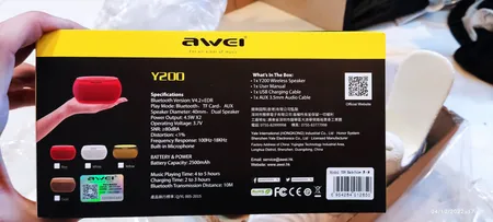 اسپیکر بلوتوثی قابل حمل آوی مدل Y200