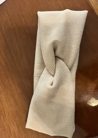 هدبند گره ای تک رنگ مدل کبریتی 02