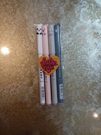 خودکار مدل عروسکی پاک کن دار مجموعه 4 عددی