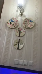 بشقاب سفالی کد D4-A مجموعه چهار عددی