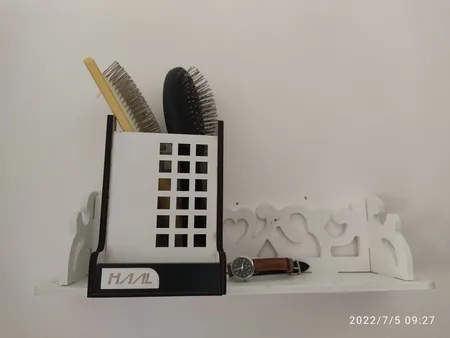 شلف دیواری طرح قلب مدل f.p کد 175