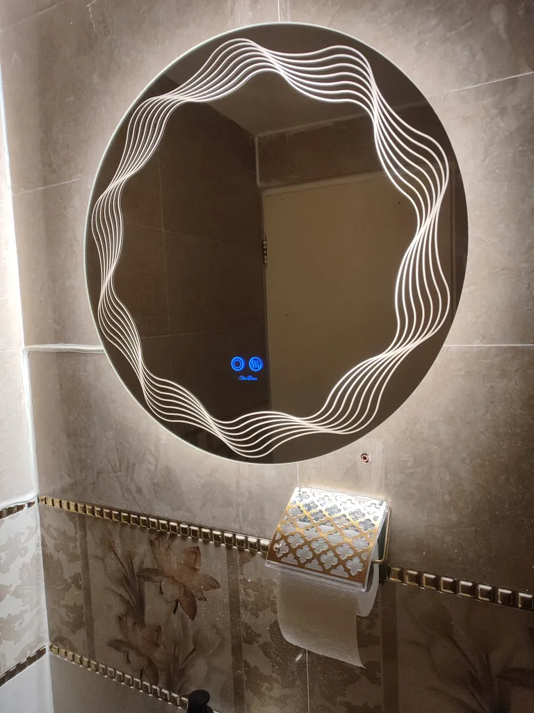 آینه سرویس بهداشتی تارا دکور مدل لمسی ضدبخار کد tc138